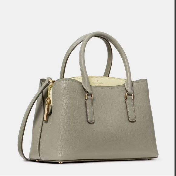 Kate Spade Thompson Street Small Satchel Bag, Dusky Pine Multi - Picture 4 of 5